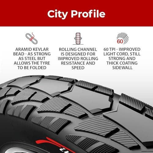 Fincci 700x40c Bike Tires, 42-622, Foldable, 1mm Nylon Antipuncture Protection with 48mm Schrader Valve Inner Tubes, Tough & Durable, Pack of 2 – for Gravel, Road, Hybrid & Touring Bicycles