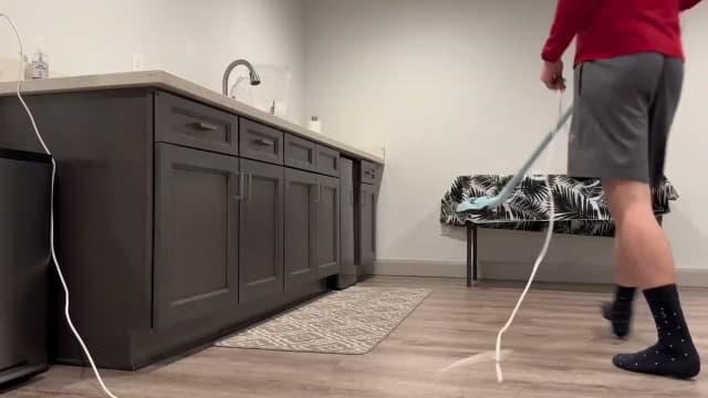 Roomie Tec Corded Stick Vacuum Cleaner - 450W, Lightweight 2 in 1 Handheld with Powerful Suction, Bagless HEPA Filter, Large Dust Capacity, 20ft Cable - Ideal for Floors, Dorm Room, & Home Cleaning