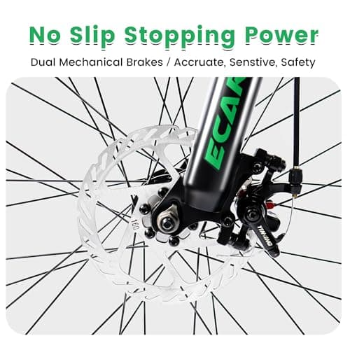 Ecarpat 24/26/27.5 Inch Mountain Bike, Full/Front Suspension Mens Boys Mountain Bike with 21 Speed Steel Frame and Dual Disc Brakes, Adult Sport Bicycle for Trail City Road, Gift Choice