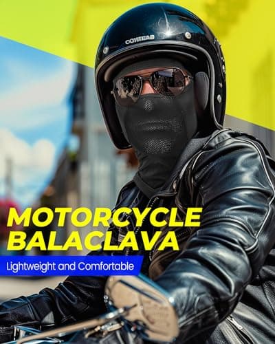 Balaclava Face Mask with Glasses Holes for Men Women Summer Cooling Shiesty Mask Sun UV Protection for Motorcycle Work Ski