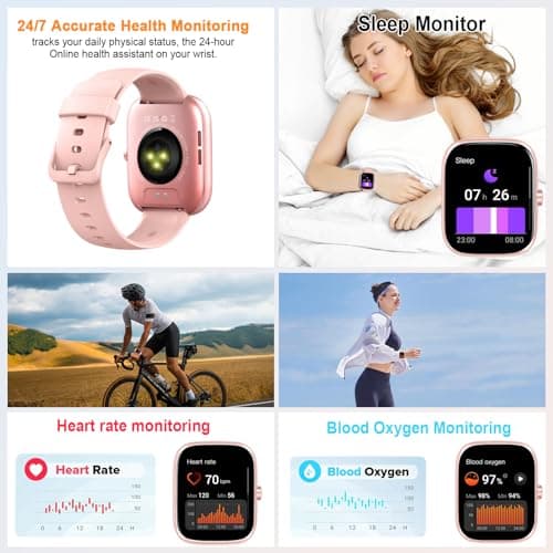 Smart Watch (Answer/Make Call), 2026 HD 1.91" Smartwatch for Men Women, 112+ Sports Modes Fitness Activity Tracker, Calories/Heart Rate/Sleep Monitor, IP68 Waterproof Step Counter for Android iOS