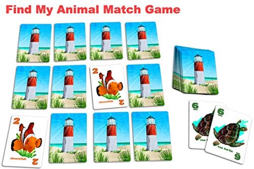 GO FISH Untamed Oceans, a Go Fish Card Game for Kids 4-8 and Up – Play Old Maid and Slap Jack with Same Deck – Easy to Learn – Family, Board Game Night and Classroom Party Fun – Great Gift Idea