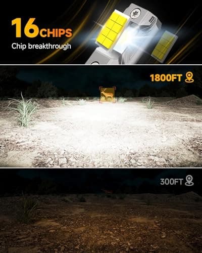 FAHREN 2026 Upgraded H11/H9/H8 9005/HB3 light Bulbs combo,110,000LM 1500% Brighter 6500K with Cooling Fan H11 9005 Light Kits, 1.1 Mini Size H9 Bulb, CANBUS Ready Plug And Play, Pack of 4