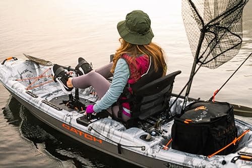 Pelican Catch HDII Premium Angler - Sit-On-Top Fishing Kayak - HyDryve Pedal System & Comfortable Ergocast seat