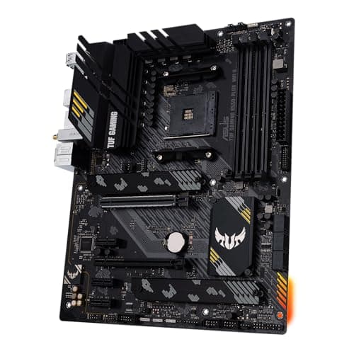 ASUS TUF Gaming B550-PLUS WiFi II AMD AM4 (3rd Gen Ryzen™) ATX Gaming Motherboard (PCIe 4.0, WiFi 6, 2.5Gb LAN, BIOS Flashback, USB 3.2 Gen 2, Addressable Gen 2 RGB Header and Aura Sync)