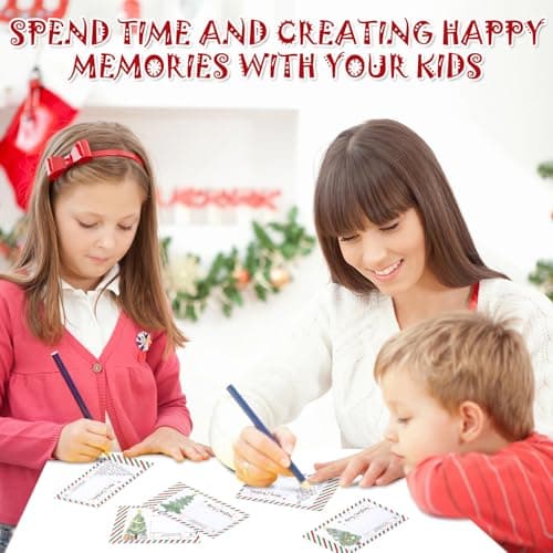 20 Pre-printed Xmas Themed Coupons, 10 Blank Cards, Unique Holiday Activity Rewards Cards, Family Secret Santa Gift Idea DIY Christmas Coupon Book, Fun Holiday Themed Coupons for Family B0DF7L2XBZ