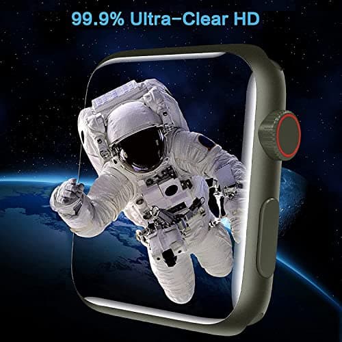 YMHML 8 Pack Screen Protector Compatible for Apple Watch 40mm SE 3 / SE 2/1 Series 6/5 / 4, [Upgrade Flexible Film] Soft HD Clear Anti-Scratch Film for iWatch Accessories