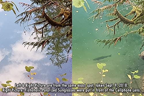 Fishoholic Polarized Fishing Sunglasses UV400 (14 Options) Fishing Gift with Hard Case & Pouch