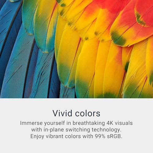 Dell 27 Plus 4K Monitor - S2725QS - 27-inch 4K (3840 x 2160) 120Hz 16:9 Display, IPS Panel, AMD FreeSync Premium, sRGB 99%, Integrated Speakers, 1500:1 Contrast Ratio, Comfortview - Ash White