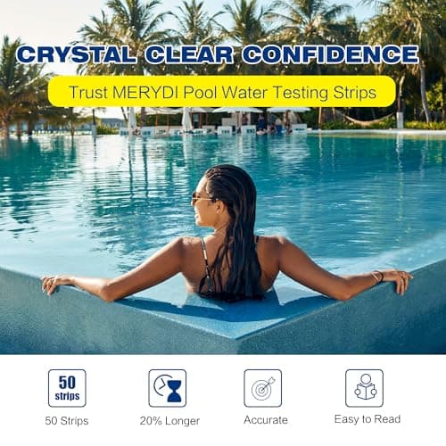 Phosphate Test Kit for Pool,50 Strips Phosphate Test Strip
