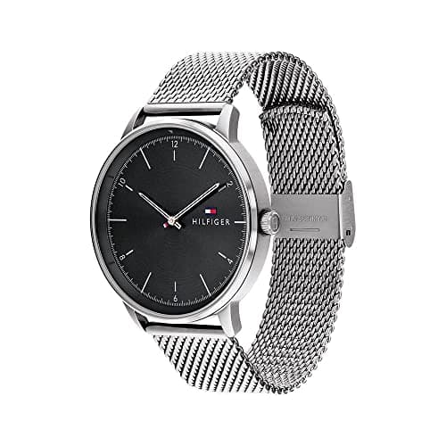 Tommy Hilfiger Men's 2-Hand Quartz Watch – Minimalist Style, Stainless Steel Case, Casual Everyday Wear, Gift for Him