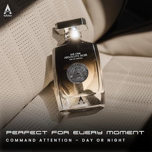 Absolute Noir Eau De Parfum for Men 100Ml 3.4Oz - Luxurious and Long Lasting Fragrances with Top Notes of Bergamot, Lemon, Grapefruit, Pink Pepper - Best Alternative for Absolu Aventus