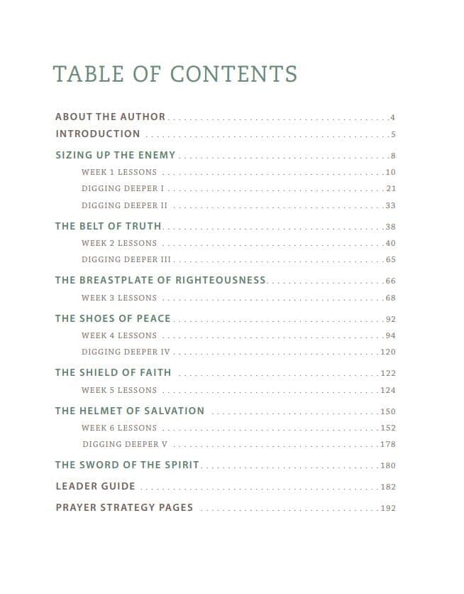 The Armor of God - Bible Study for Women with Video Access