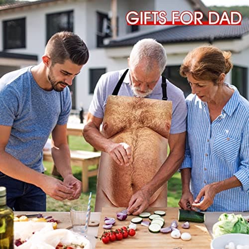 White Elephant Gifts for Adults,Funny Gifts Apron Belly Christmas Stocking Stuffers Gag Gifts for Dad Him Men Adults