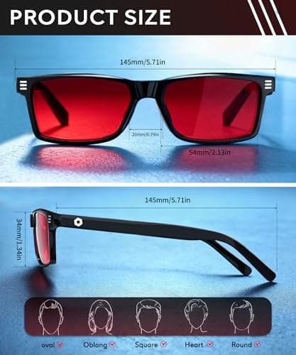 ANYLUV Blue Light Glasses Men Woman, Blue Light Blocking Glasses for Computer Gaming, Eye Strain Relief Eye Protection