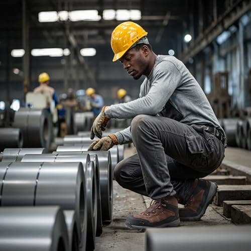 NORTIV 8 Waterproof Steel Toe Boots for Men Slip Resistant Safety Industrial Boots Paladin-Steel