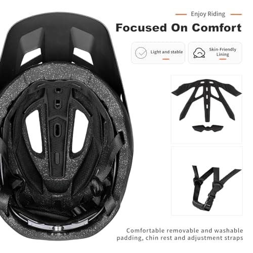 NTA 8776 E-Bike & Mountain Bike Helmet for Adults Youth, E-MTB Cycling Helmet for Men Women (52-60CM)