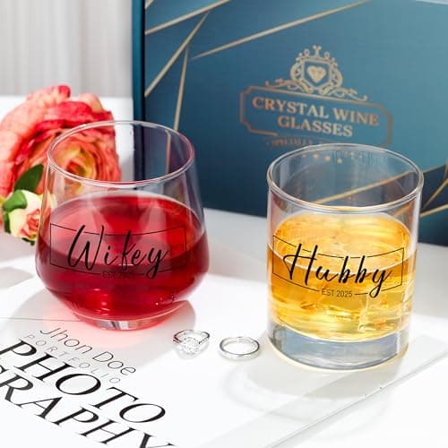 Wedding Gifts for Couples Mr and Mrs Gifts Wedding Gifts for Newlyweds Bridal Shower Gifts for Bride and Groom Just Married Gifts Hubby and Wifey Gifts Newly Wed Gifts for Couple Gifts for Him and Her