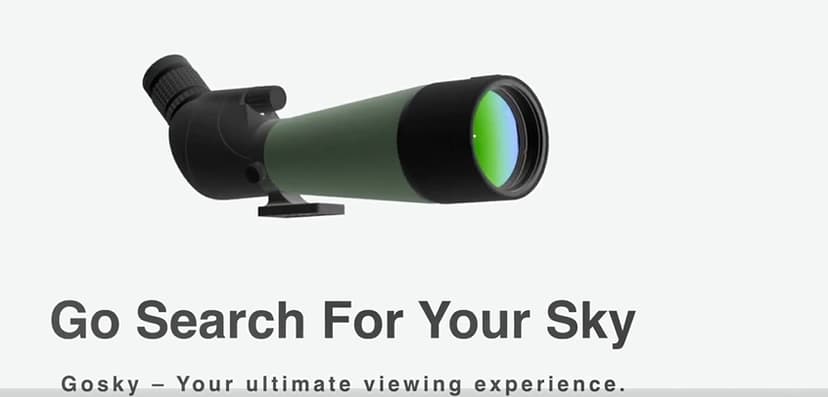 Gosky Flagship 25-75x80 Spotting Scope - Spotting Scopes with Tripod, Carrying Bag and Quick Phone Holder BAK4 Waterproof Spotter Scope for Bird Watching Target Shooting,Upgraded Version