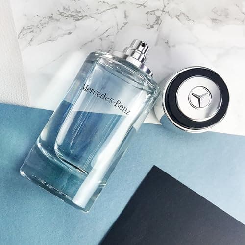 Mercedes-Benz Cologne for Men - 4 Fl Oz - Eau De Toilette Perfume Spray for Man - Woody & Musky Scent - Luxury Long Lasting Fragrance with Notes Of Violet leaves, Cascalone & Vetiver