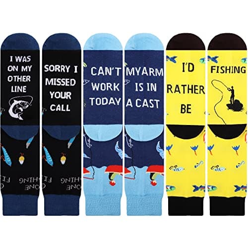 Jeasona Mens Funny Fun Crazy Funky Dress Crew Socks Gifts for Men Dad Grandpa