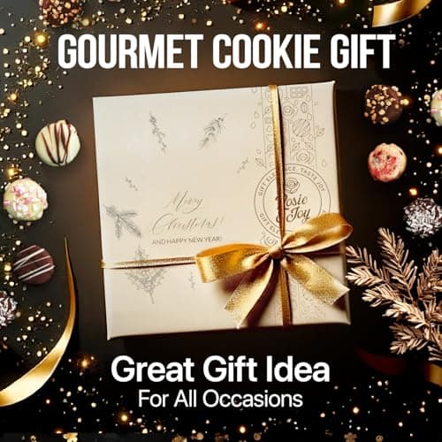 Christmas Cookie Gift Basket - 36 Gourmet Christmas Cookies | Holiday Cookies, Christmas Gift Ideas for Coworkers, Family, and friends - Made in USA
