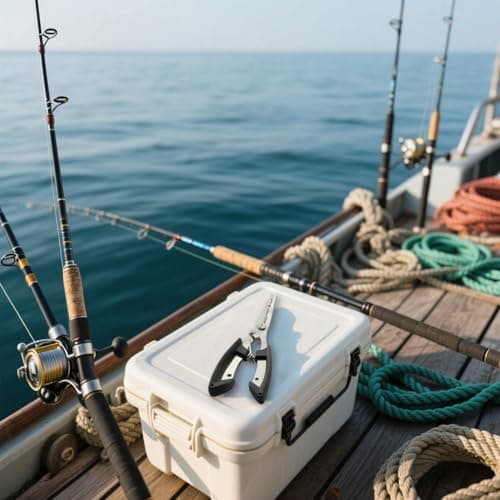 HAMMER IRON ALLEY 2PCS Stainless Steel Fishing Pliers with Lanyard, HIA Needle Nose Pliers Fishing Hook Remover, Great for Saltwater and Freshwater