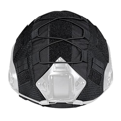 IDOGEAR Tactical Helmet Cover for Fast Helmet camo Helmet Cover for Airsoft Helmet in Size M/L, Military Paintball Hunting Shooting Gear - 500D Nylon - Without Helmet
