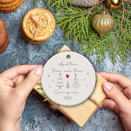 Expecting Baby Ornament 2026, Pregnancy Announcement for Husband Grandparents Family Aunt, Gifts for Expecting Parents Expecting Parents to Be Unique Gifts 2026