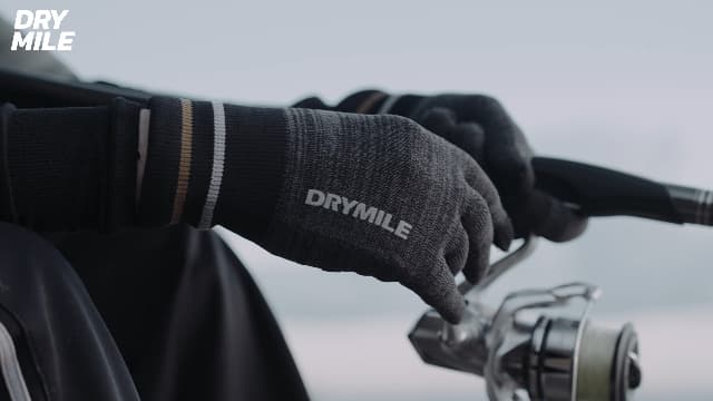 DRYMILE HYLA Waterproof Dexterity Gloves – All-Weather Wool Blend Gloves for Men & Women – Touchscreen & Non-Slip Grip – Hiking, Cycling, Fishing, Hunting & Work.