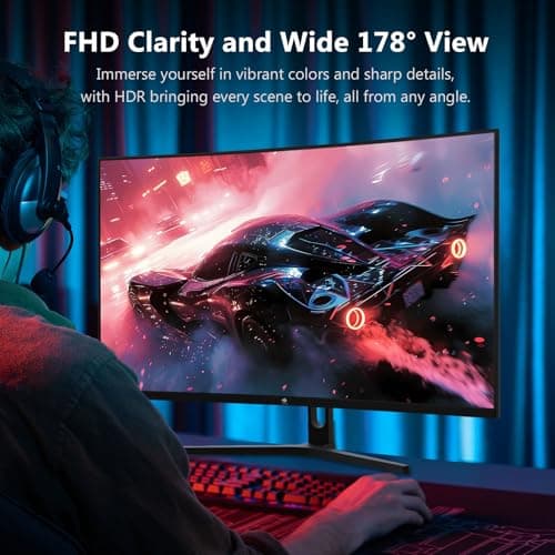Z-Edge 32 inch Curved PC Gaming Monitor, FHD 1080P 240Hz Curved Monitor,1500R Computer Monitor, MPRT 1ms Monitor, FreeSync, Low Blue Light, UG32P 1X DP and 2X HDMI