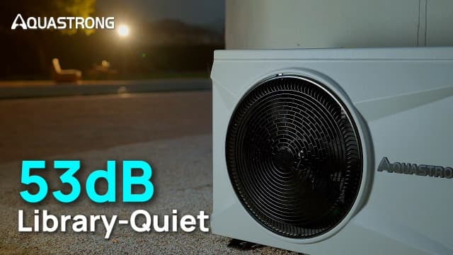 AQUASTRONG Inverter Swimming Pool Heat Pump,Pool Heater for Above Ground and Inground Pool Heating and Cooling Pool Heater, Smart WiFi Control Pools Up to, 21000 Gallons