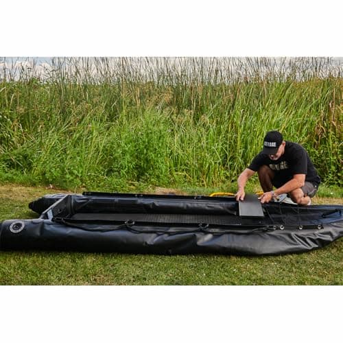 2 Person Inflatable Kayak Fishing PVC Kayak The Dimension 130'' *43'*11.8'' Inflatable Kayak Rescue Rubber Rowing Kayak with Pump Aluminum Alloy Seat Paddle Inflatable Mat, Repair Kit, Fin