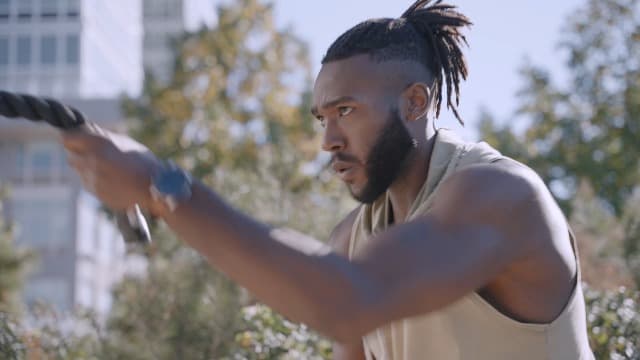 Titan Fitness Fan Bike, Indoor/Outdoor Cycling Exercise Bike with LCD Screen, Stationary Bike for Home Gym, Exercise and Cardio Workout Equipment, Black, 111 LB