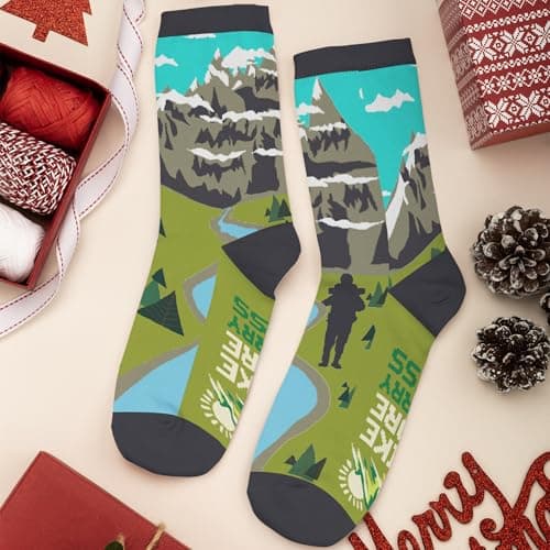 Book, Fishing, Hiking, Gamer, Camping, Pickle, Music, Foods, Ballerina, Bigfoot - Hobbies Socks for Women Men B0DFCFNK7Z