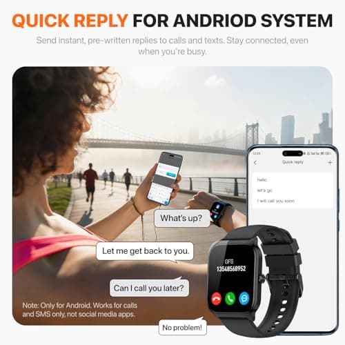 Smart Watch for Women Men,(Answer/Make Call) 1.83'' HD Fitness Activity Tracker Smartwatch for Android iPhone iOS Compatible,IP68 Waterproof Step Counter Watch with Sleep Monitor/120+ Sports Modes