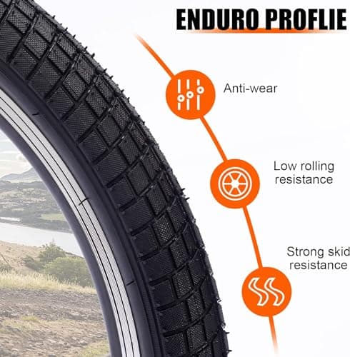 12/16/20x2.125 Bike Tires 1/2 Pack 12/16/20 Inch Kids Folding Replacement Tire/Tube Suitable for Tires 12/20x2.1 12/16/20x2. 125 12/20x2.25, Multiple Colors