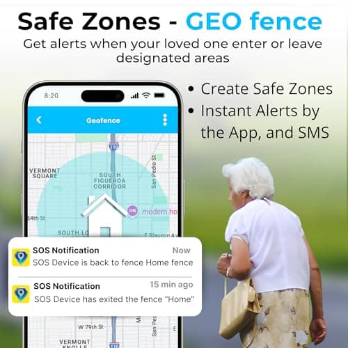 Seculife Smartwatch: Medical Alert Bracelet with GPS Tracker, Fall Detection Smart Watch, 2 Way Calling, SOS Button, Medical Watch, Emergency Device for Seniors, Life Alert System, Elderly Monitoring