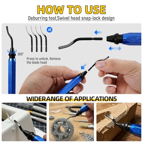 51Pcs 3D Printer Tools Kit,3D Printer Accessories for All FDM/SLA Printers Includes Nozzle Cleaning Tools,deburring Tool,Removal Scrapers,Files,Brushes,Knife,Complete Starter Kit with Storage Case
