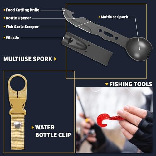 Gifts for Men Him Dad, Survival Kits and Equipment 14 Pcs, Christmas Stocking Stuffers, Anniversary Birthday Gifts for Husband Boyfriend Guy, Camping Essentials, Cool Gadgets for Men B0CFFJGVHX