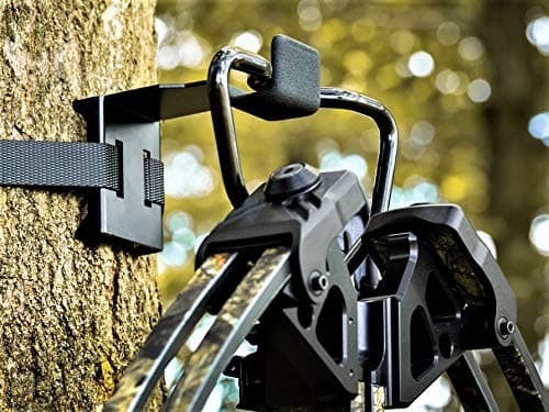 BWD Crossbow Hanger - ON Your Tree in Seconds - The ONLY Crossbow Hanger Legal to USE ON All State and Federal Lands
