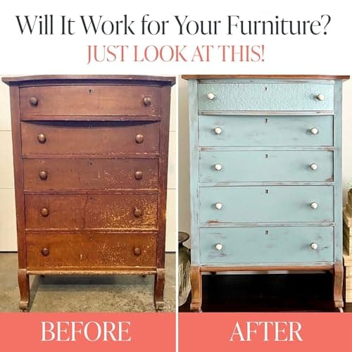 Country Chic All-in-One Chalk Paint for Furniture, Cabinets, Home Decor, Eco-Friendly, Matte Finish, Built-In Primer & Top Coat for Wood, Metal - Jitterbug (Dark Teal) - Quart 32 oz (950 ml)