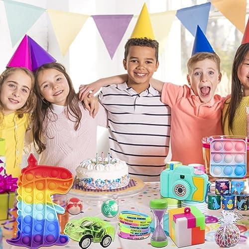 1000 Pcs Party Favors for Kids, Fidget Toys Bulk, Birthday Gift Toys, Fidgets Stocking Stuffers, Treasure Box Birthday Party, Goodie Bag Stuffers, Carnival Prizes, Pinata Filler Stuffers for Classroom B0CBDHC4BN