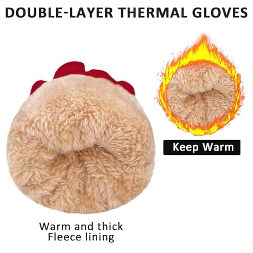 DRYMILE Alpine Waterproof Dexterity Gloves – Thermal Fleece Gloves for Men & Women – Touchscreen & Non-Slip Grip – Hiking, Skiing, Cycling, Fishing & Hunting.