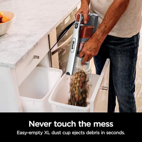 Shark Pet Pro Cordless Stick Vacuum with MultiFLEX, HEPA Filter, Lightweight, Powerful Suction, 40min Runtime, Removable Hand Vacuum, Includes Crevice Tool & Dusting Brush, UZ351H