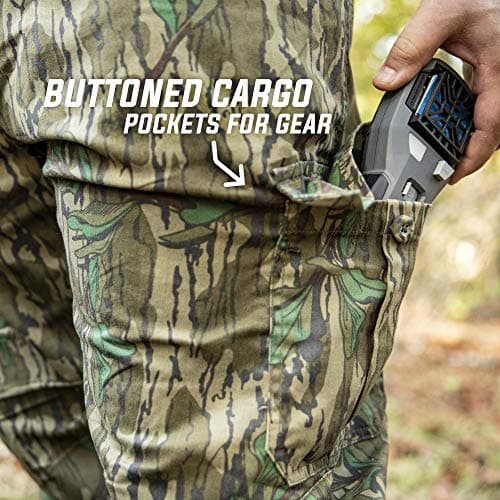 Mossy Oak Men's Cotton Mill Camo Hunting Pants