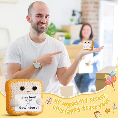 House Warming Gifts New Home, “A Little Toast to Your New House” Housewarming Gifts for Women Men Friend Family Couple, New Homeowner - Closing Presents for Home Buyers - First Apartment Essentials