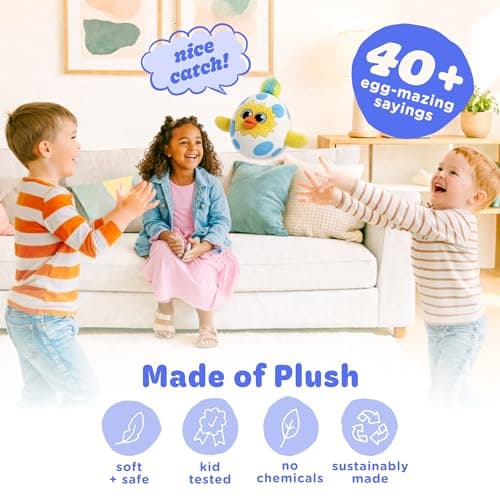 Move2Play, Egg Toss, Hilariously Wild Active Party Game for Kids | Indoor & Outdoor Toss Toy for Boys & Girls Ages 3-8+ | Fun Birthday, Family & Camping Game B07CN72D4V