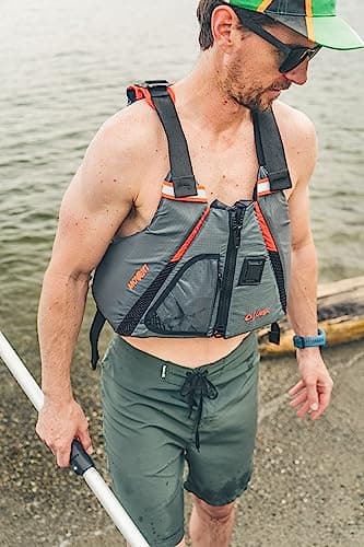 Onyx U.S. Coast Guard and Transport Canada Approved MoveVent Dynamic Paddle Vest for Adults for Kayaking, Canoeing, Stand Up Paddleboarding