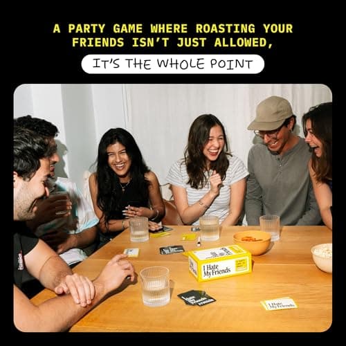 DSS Games I Hate My Friends [Hilarious Roast Party Game for Adults | Funny Friend Card Game for Game Night, Bachelorette Parties, College Parties & Girls Trips | Ages 17+ | 3+ Players]